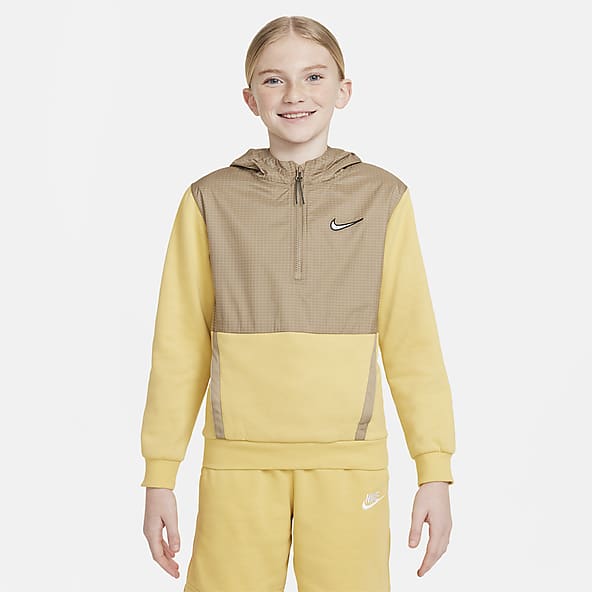Yellow Hoodies. Nike